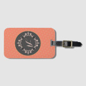 馬術モノグラム幸運な馬靴 ラゲッジタグ (正面横)