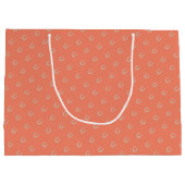 馬術モノグラム幸運な馬靴 ラージペーパーバッグ (裏面)