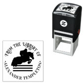 馬術ライダー馬ジャンプ図書名 セルフインキングスタンプ (インサイチュ)