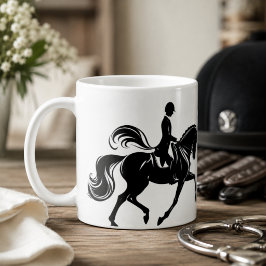 馬術ライダー 馬 マグカップ