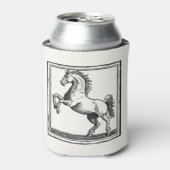 馬術ヴィンテージ馬名前をカスタムする 缶クーラー (缶正面)