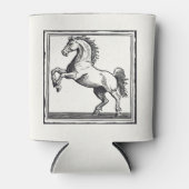 馬術ヴィンテージ馬名前をカスタムする 缶クーラー (正面)