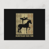 馬術ヴォルティボルティ馬曲芸体操選手 ポストカード (正面)