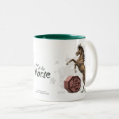 馬術中国の〔占星術の〕十二宮図年 ツートーンマグカップ (正面右)