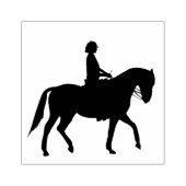 馬術乗馬デザイン木印 ラバースタンプ (インプリント)