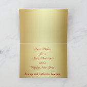 馬術乗馬ブーツ馬シーズンのご挨拶 シーズンカード (内部)