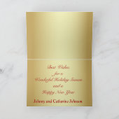 馬術乗馬ブーツ馬シーズンの迎えカード シーズンカード (内部)