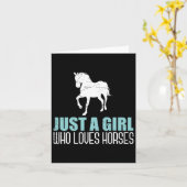 馬術動物馬乗馬ガールズウィメンズG カード (黄色い花)