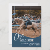 馬術卒業発表招待状 招待状 (正面)