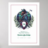 馬術名門私立校風のの赤ちゃんシャワーへようこそ ポスター (正面)