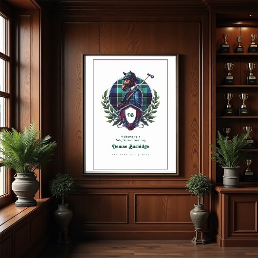 馬術名門私立校風のの赤ちゃんシャワーへようこそ ポスター