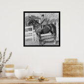 馬術女の子の馬1926 ポスター (キッチン)