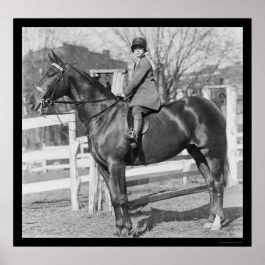 馬術女の子の馬1926 ポスター (正面)