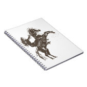 馬術女子 – 乗馬 ノートブック (右側)