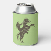 馬術師の女性 缶クーラー (缶裏面)
