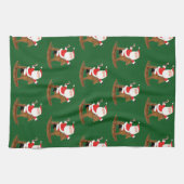 馬術式クリスマスホリデーギフト キッチンタオル (横)
