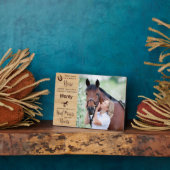 馬術形容 フォトプラーク (側面)