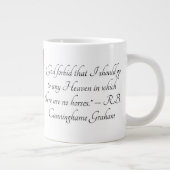 馬術祈りの言葉 ジャンボコーヒーマグカップ (右)