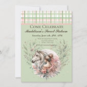 馬術競技のスウィート・シックスティーン 招待状 (正面)