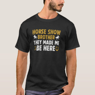 馬術競技の兄弟 面白い 馬術 馬 Tシャツ