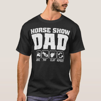 馬術競技の父さん応援上等 Tシャツ