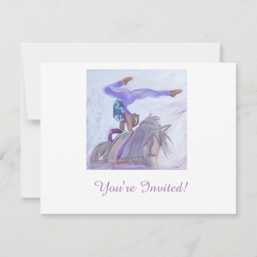 馬術競技招待状 招待状 (裏面)