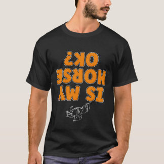 馬術競技 私の馬は大丈夫 馬 馬術選手 v tシャツ