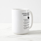 馬術笑わされるのライフ定義 コーヒーマグカップ (正面右)