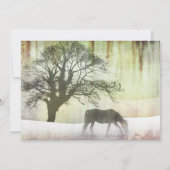 馬術結婚式招待状 招待状 (裏面)