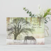 馬術結婚式招待状 招待状 (スタンド正面)