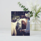 馬術興行での打ち上げ ポストカード (スタンド正面)