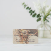 馬術調馬師トレーニングビジネスカード 名刺 (スタンド正面)