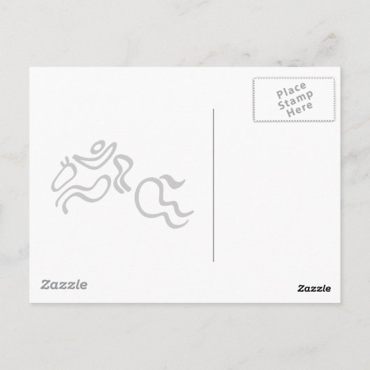 馬術跳躍 ポストカード (裏面)