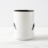 馬術選手 ツートーンマグカップ (中央)