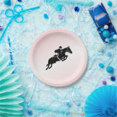 馬術選手 ペーパープレート (パーティー)