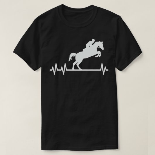 馬術馬のパルス騎手 Tシャツ (デザイン正面)