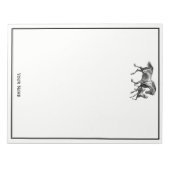 馬術馬マザーベビーフォール枠 ノートパッド (正面)