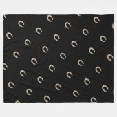 馬術馬蹄型 フリースブランケット (正面(横))