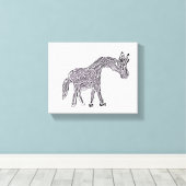 馬術 キャンバスプリント (インサイチュ (ウッドフロア))