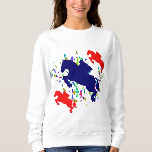 馬術 スウェットシャツ (正面)