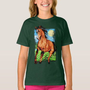 馬術 – ファームスタリオンホース – 乗馬 Tシャツ