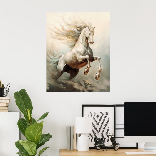 馬術 ポスター (ホームオフィス)