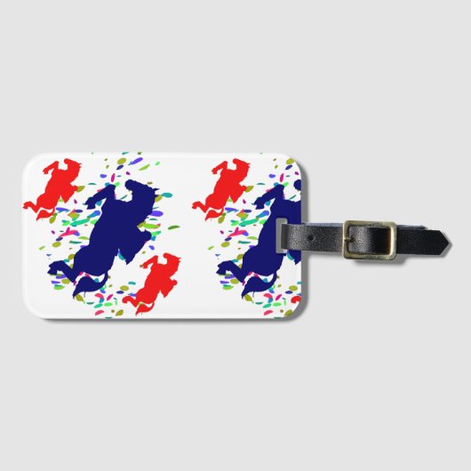 馬術 ラゲッジタグ (正面横)