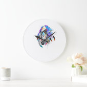 馬術 ラージ壁時計 (ホーム)