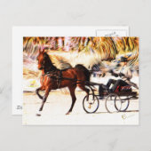 馬術 |炎 ポストカード (正面/裏面)