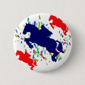 馬術 缶バッジ (正面)