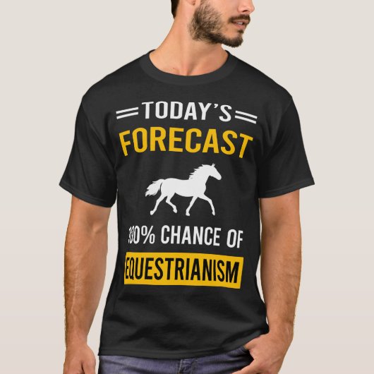 馬術 馬 競技馬術 Tシャツ (正面)