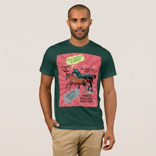 馬術 Tシャツ (正面フル)