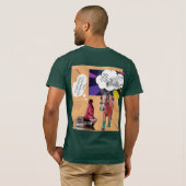 馬術 Tシャツ (裏面フル)