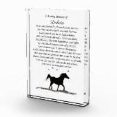 馬記念ウマ科のトリビュート名前をカスタムする フォトブロック (右)